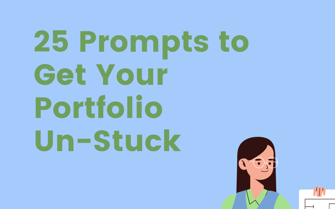 Stuck on your Data or GIS Portfolio?  Let these prompts help!