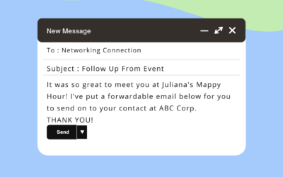 A Simple Tool For Networking  After a Data or GIS Networking Event
