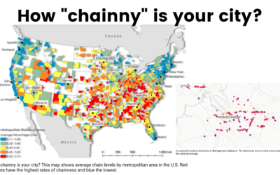 How Chainny Is Your City #MapCritiqueMonday