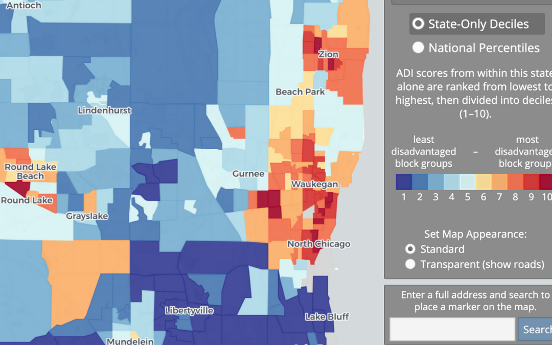 Area Deprivation Index, #MapCritiqueMonday