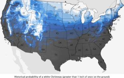 White Christmas Map: Map Critique Monday